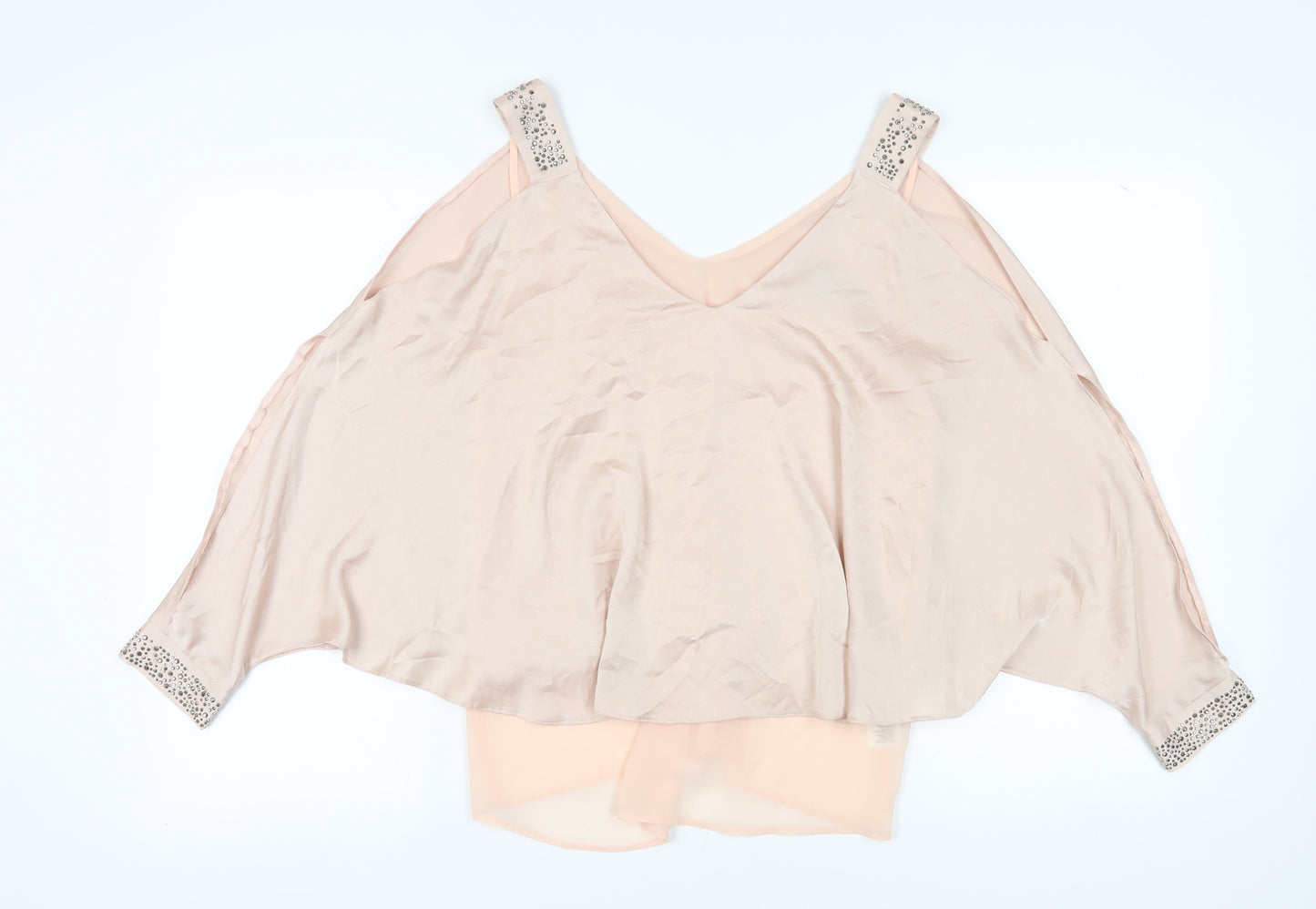 Star by Julien Macdonald Women's Beige Camisole Blouse M