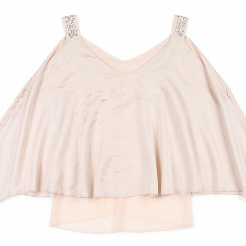 Star by Julien Macdonald Women's Beige Camisole Blouse M