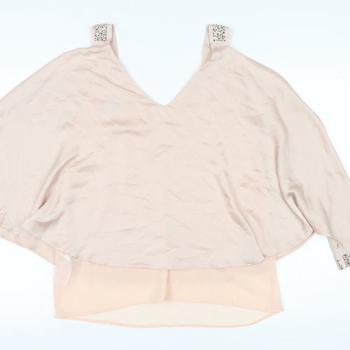 Star by Julien Macdonald Women's Beige Camisole Blouse M