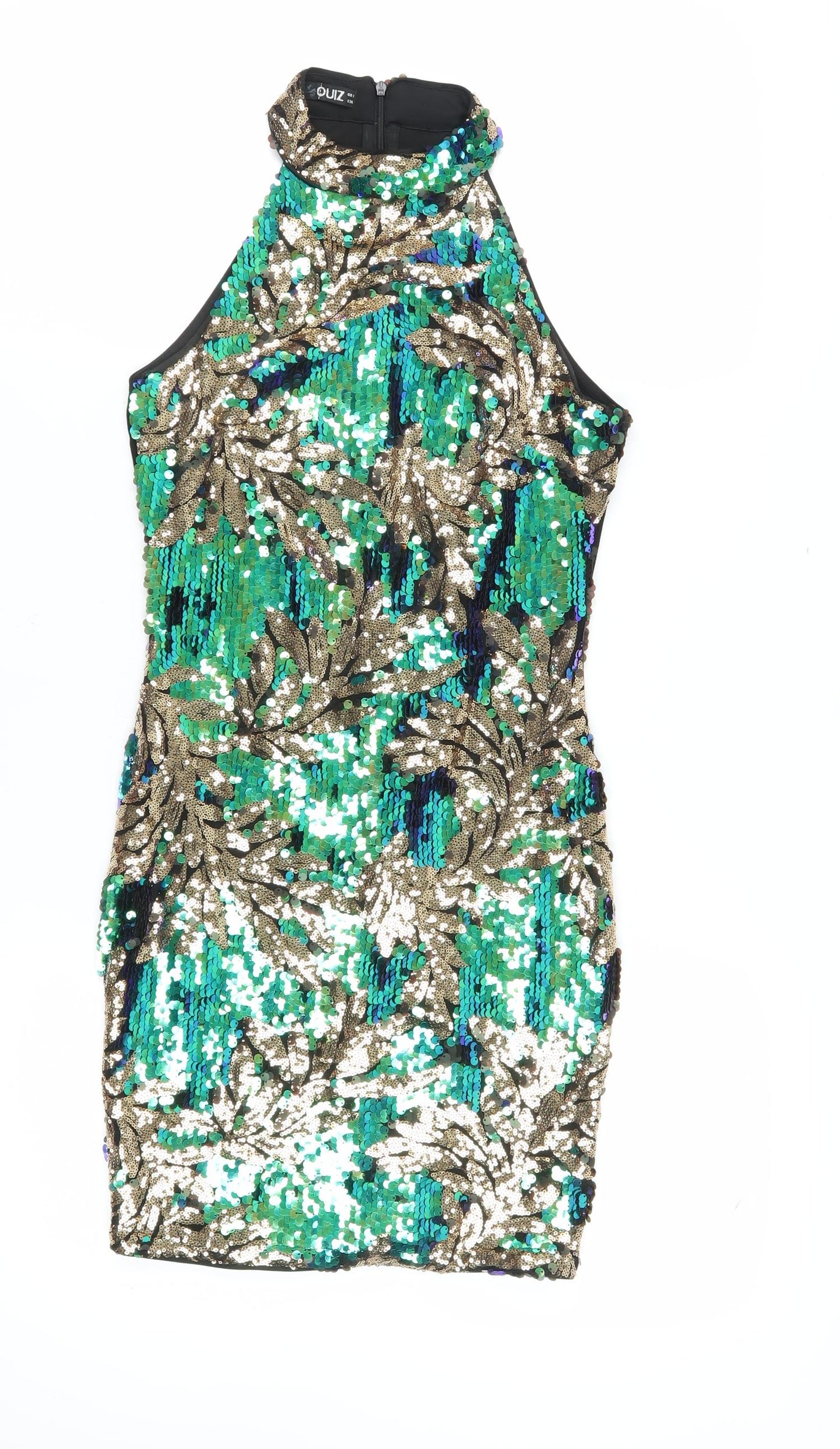 Quiz Women's Multicoloured Bodycon Mini Dress XS