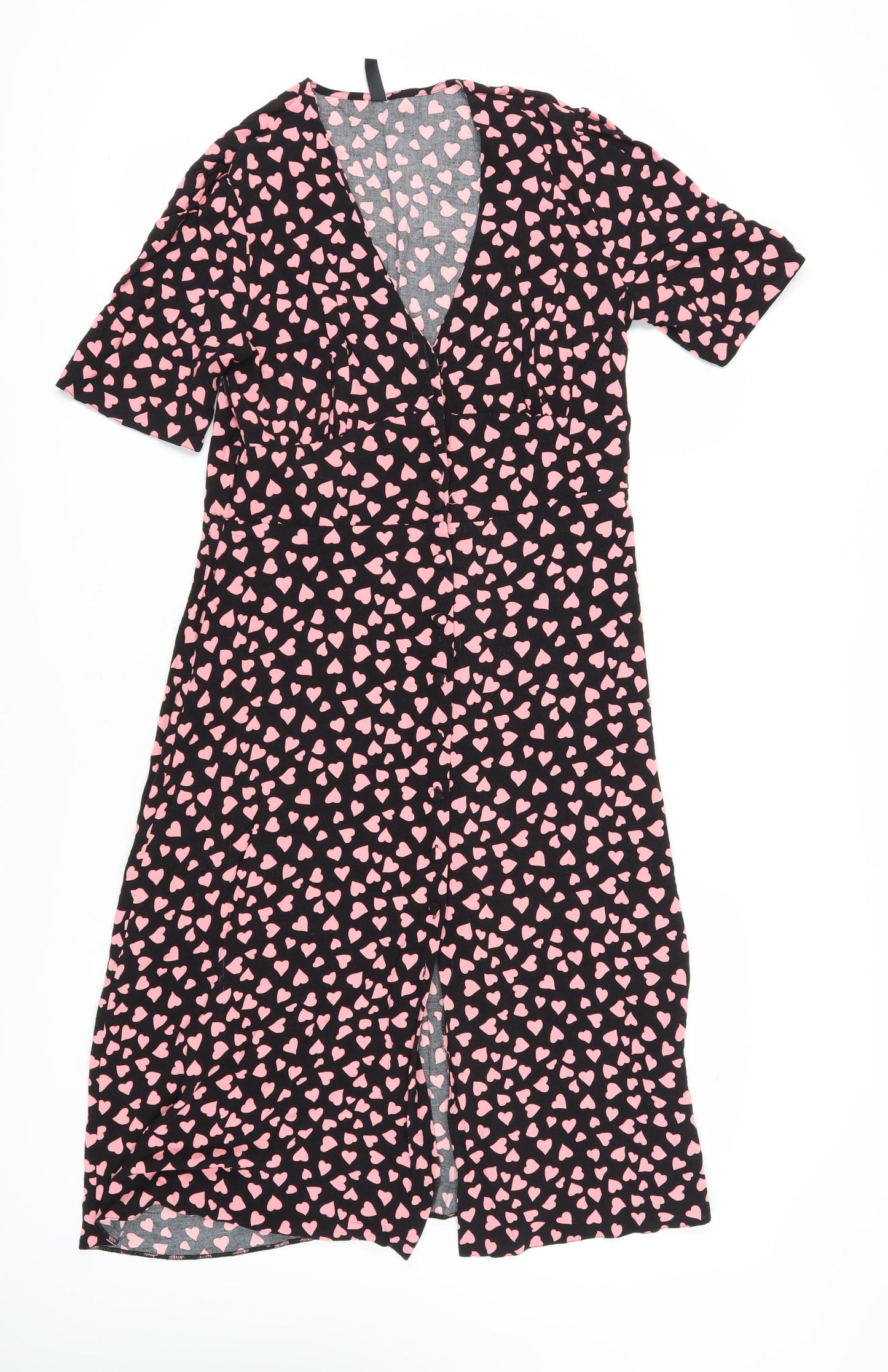 Nobody's Child Women's Multicoloured Wrap Dress UK 14