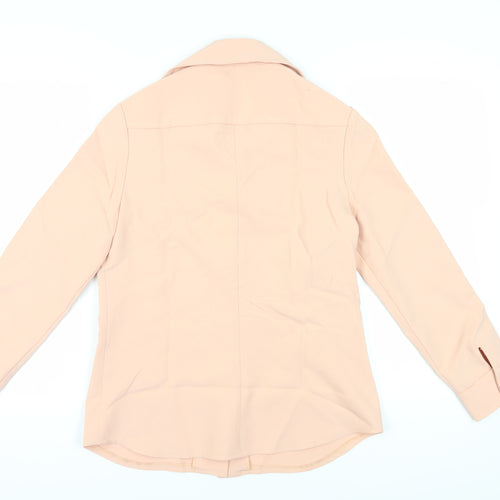The Villager Women's Pink Button-Up Shirt, Size 14