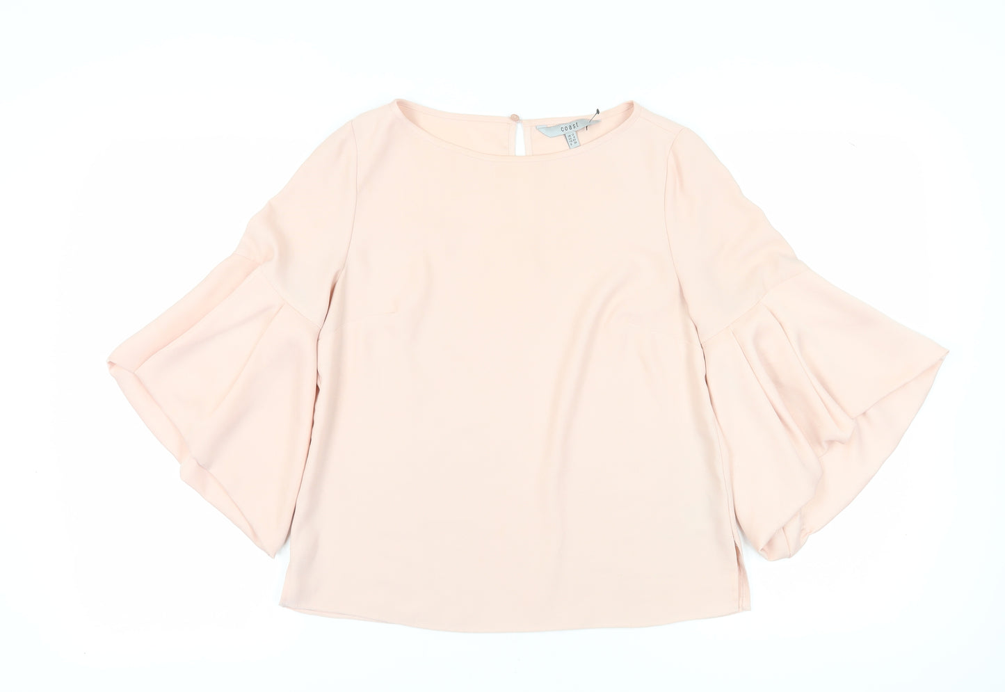 Coast Women's Pink Bell Sleeve Top Size 12