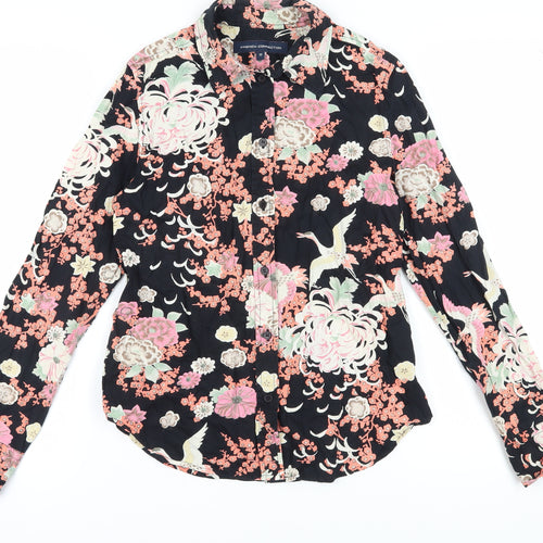 French Connection Women's Multicoloured Floral Button-Up Shirt, Size 12