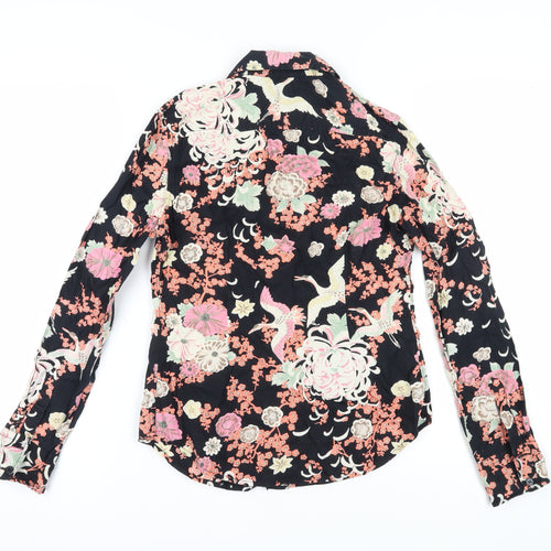French Connection Women's Multicoloured Floral Button-Up Shirt, Size 12