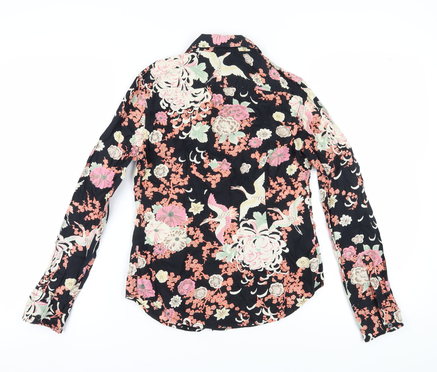 French Connection Women's Multicoloured Floral Button-Up Shirt, Size 12