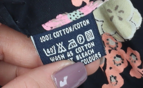 French Connection Women's Multicoloured Floral Button-Up Shirt, Size 12