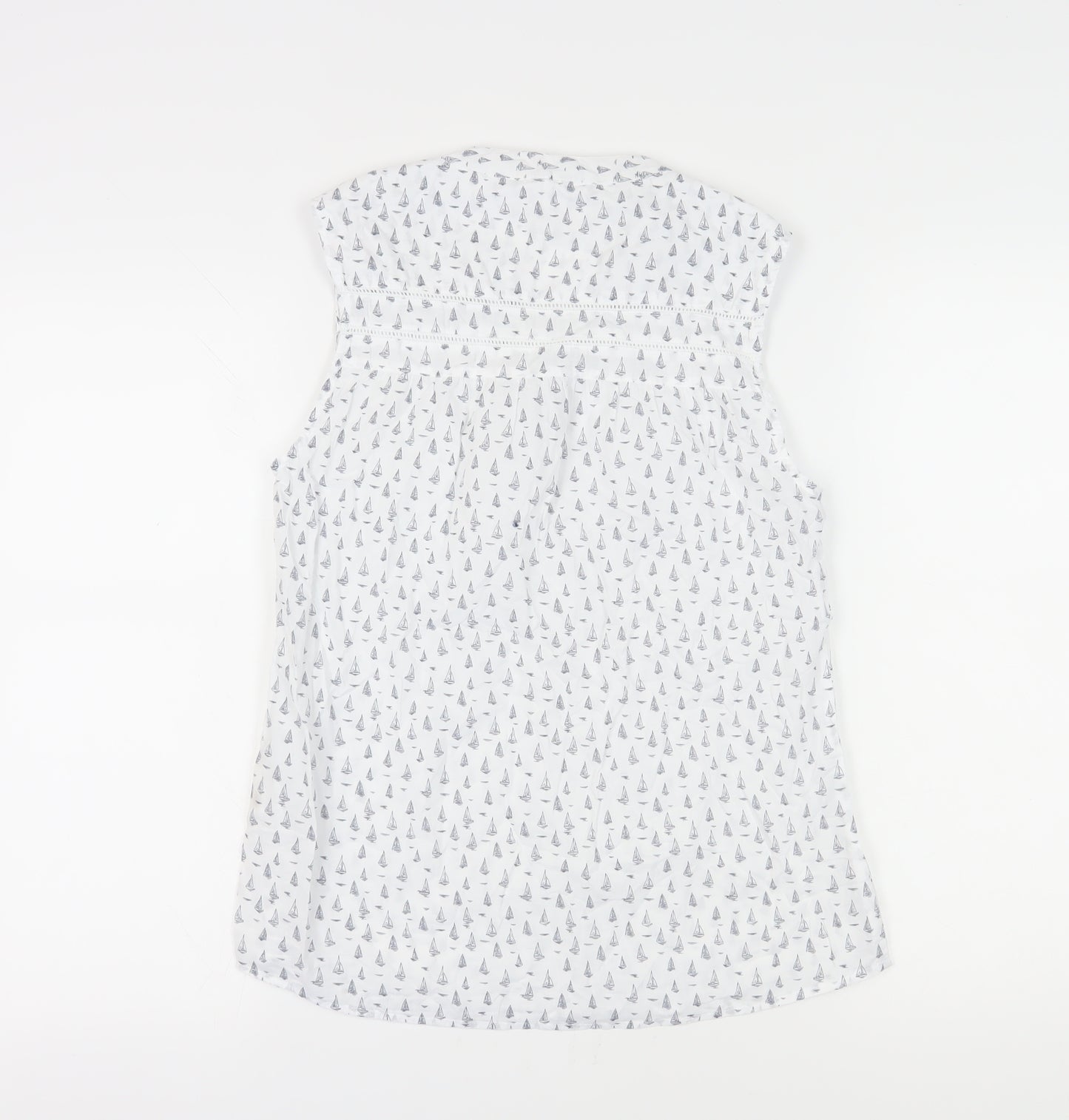 Mountain Warehouse Women's White Sailboat Blouse, UK 12