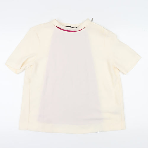 Marks and Spencer Women’s Ivory Pleated Blouse, Size 10
