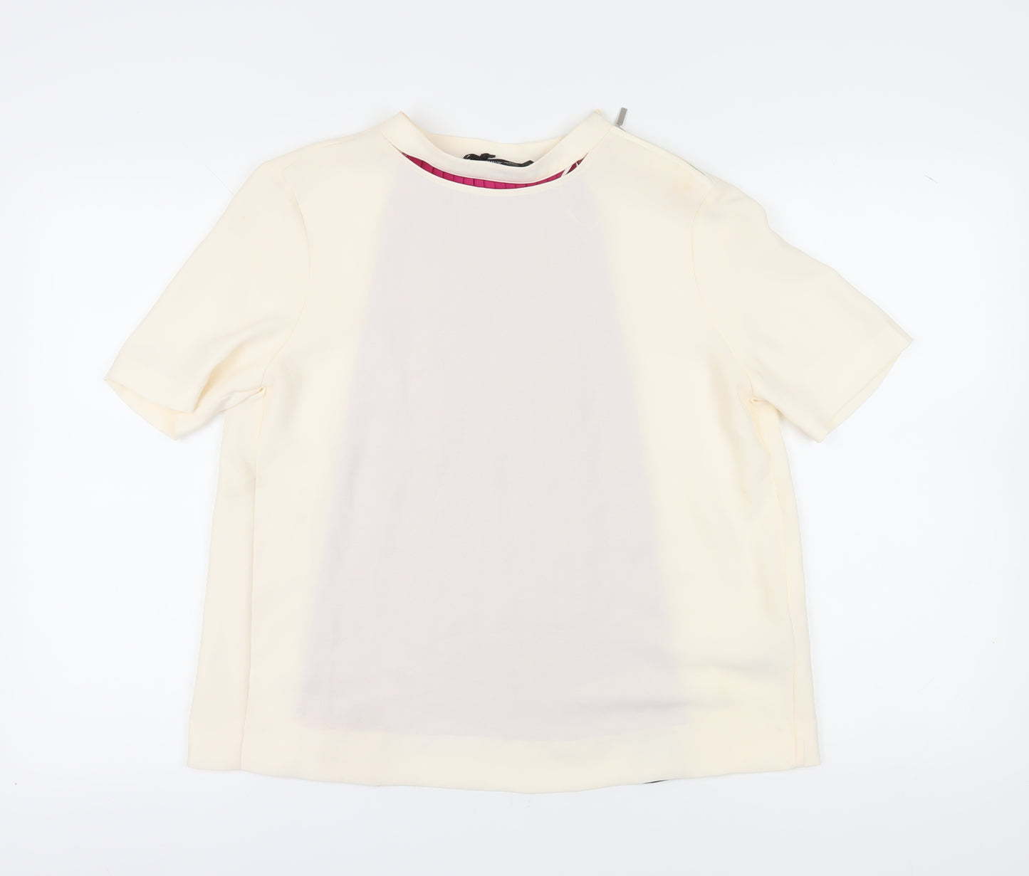 Marks and Spencer Women’s Ivory Pleated Blouse, Size 10