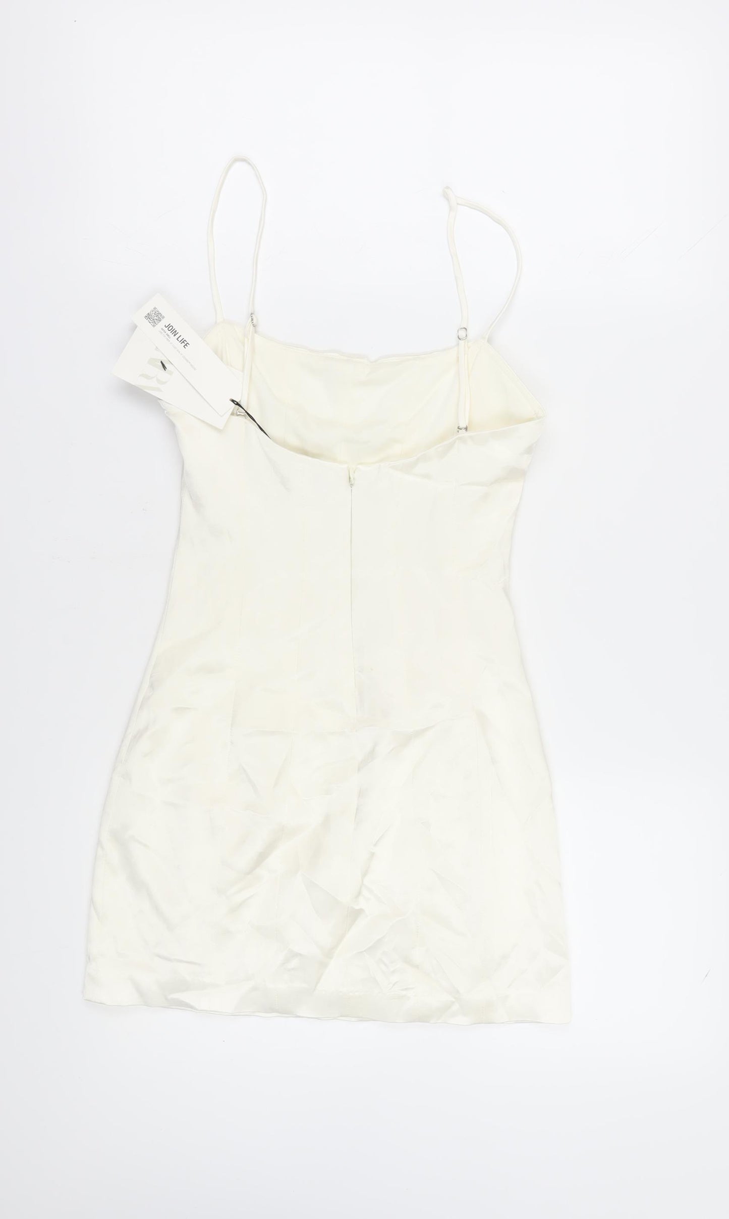 Zara Women's Ivory XS Slip Dress, Party/Cocktail, New