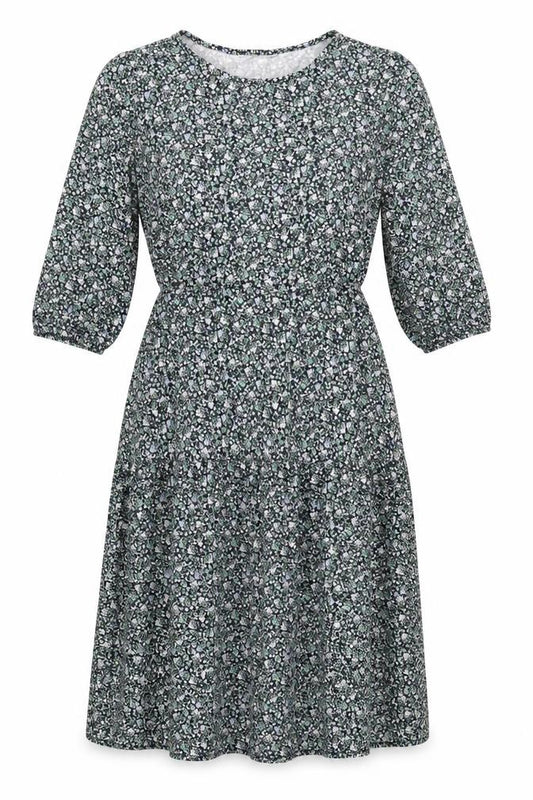 Front view of Marks & Spencer Women's Floral A-Line Midi Dress