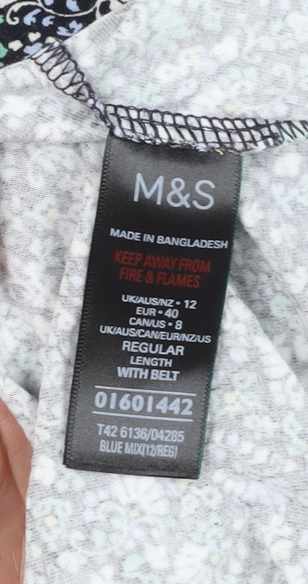 Marks and Spencer Women's Floral A-Line Midi Dress