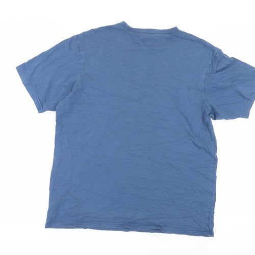 Columbia Men's Blue L Graphic Sports T-Shirt