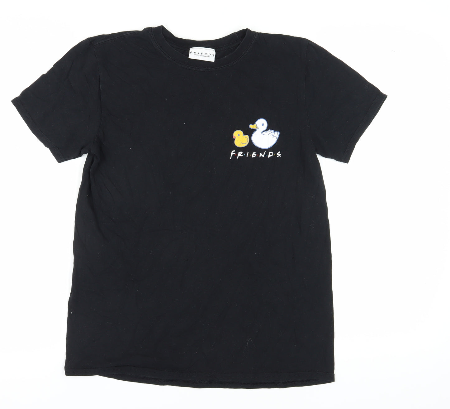 Friends Unisex Black M Basic T-Shirt, Short Sleeve