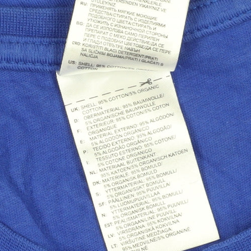 Adidas Men's Blue Medium Graphic T-Shirt