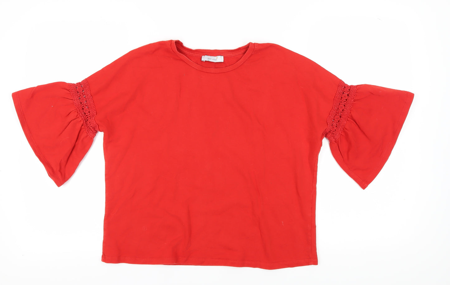 Marks & Spencer Women's Red Bell Sleeve T-Shirt