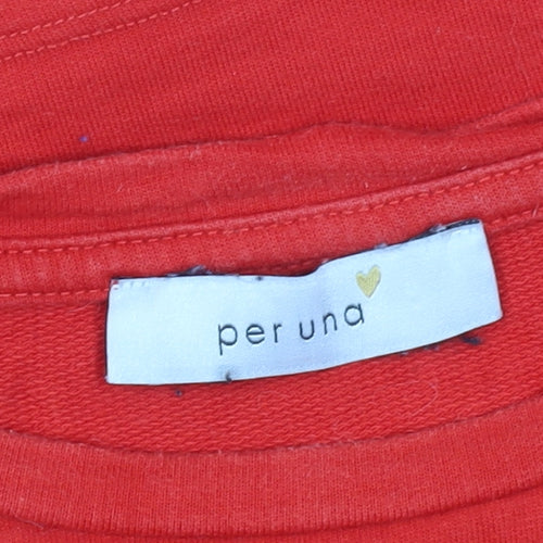 Marks & Spencer Women's Red Bell Sleeve T-Shirt