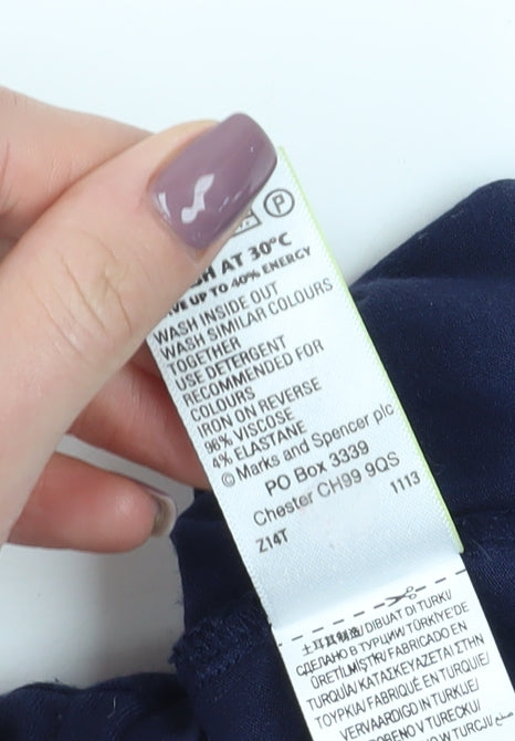 Marks and Spencer Multicoloured Women's Striped Basic T-Shirt