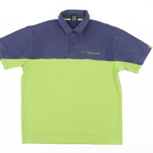 Nautica Men's Multicoloured Polo Shirt M Colourblock