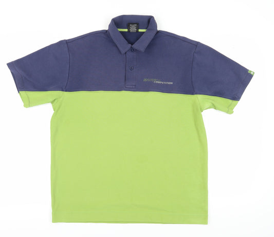 Nautica Men's Multicoloured Polo Shirt M Colourblock