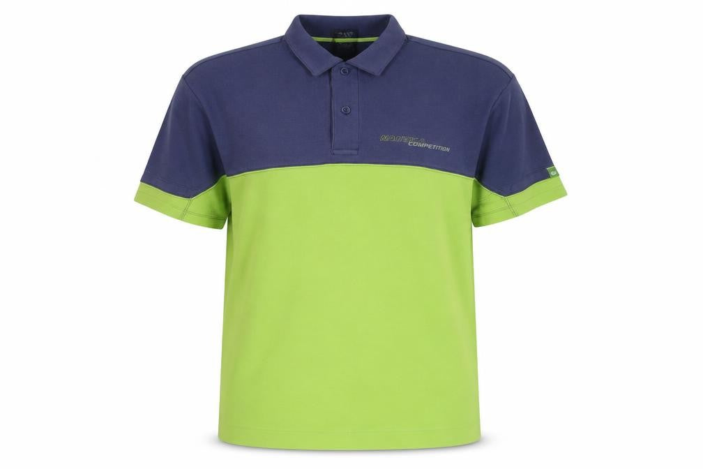 Front view of Nautica Men's Multicoloured Polo Shirt M Colourblock
