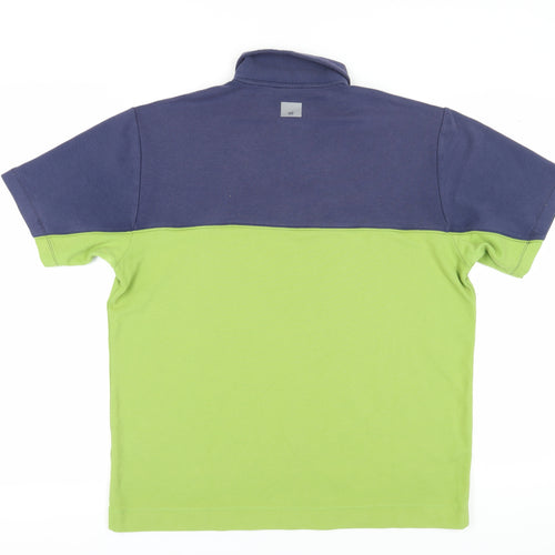 Nautica Men's Multicoloured Polo Shirt M Colourblock