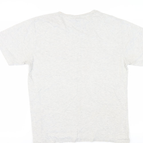 Saltrock Men's Beige Graphic T-Shirt Large