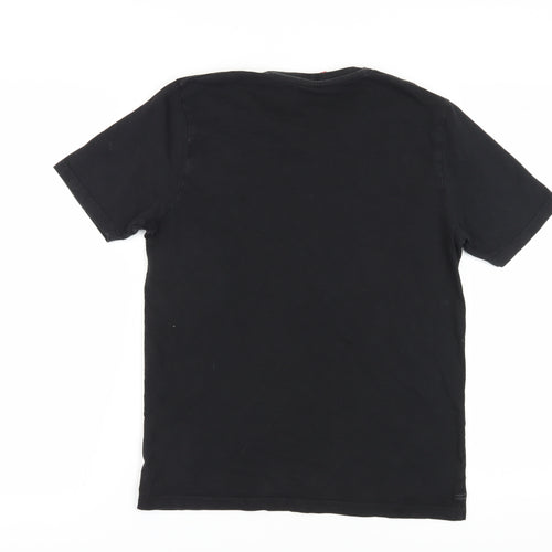Slazenger Men's Black V-Neck T-Shirt Size S