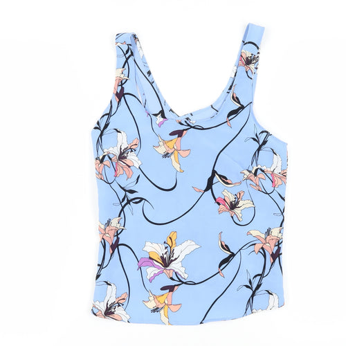 Vero Moda Women's Blue Floral Camisole Top XS