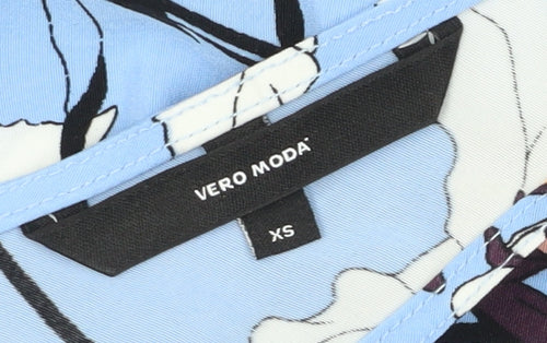 Vero Moda Women's Blue Floral Camisole Top XS