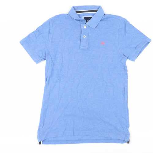 Crew Clothing Men's Blue Polo Shirt M Short Sleeve Casual