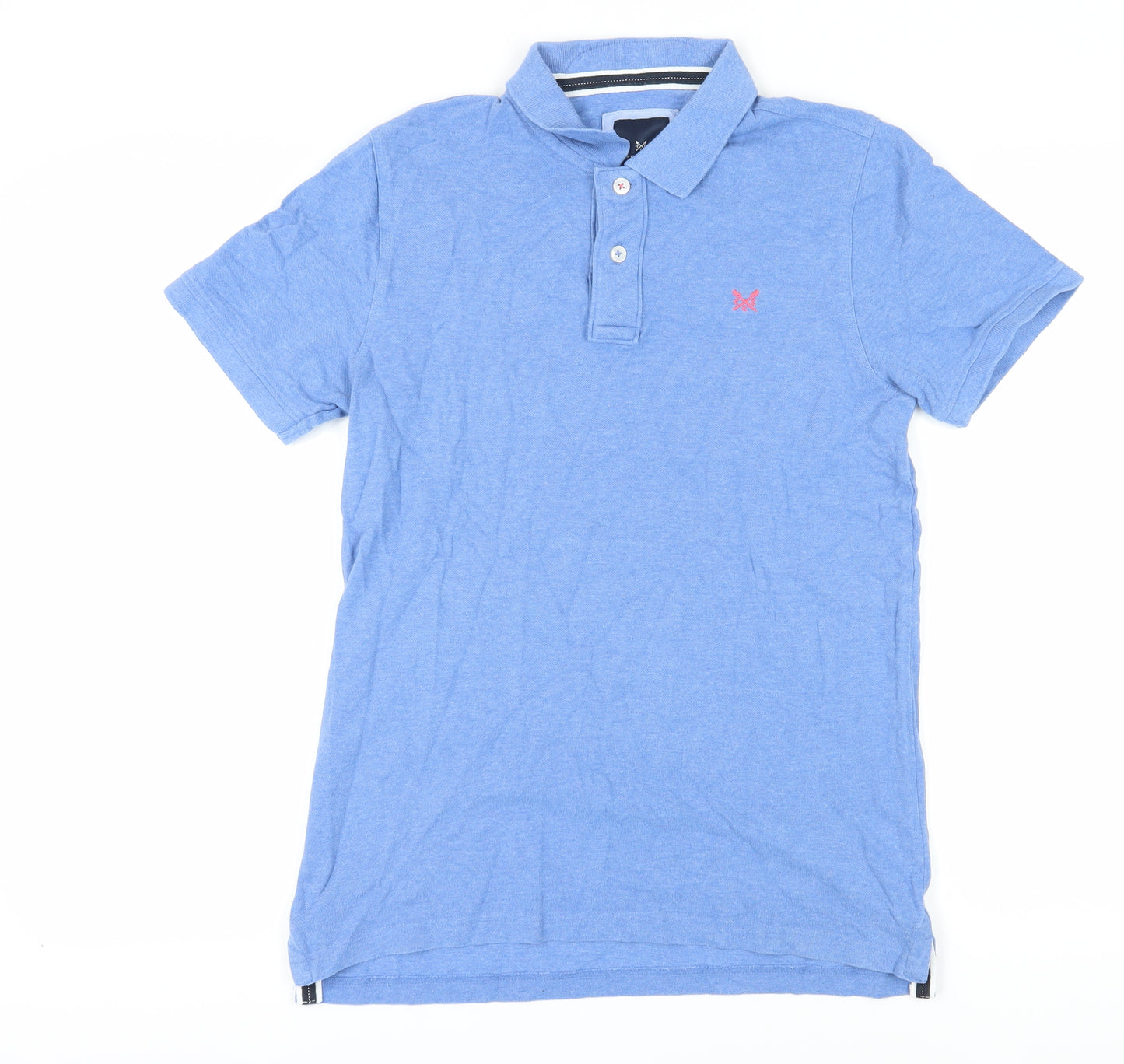 Crew Clothing Men's Blue Polo Shirt M Short Sleeve Casual