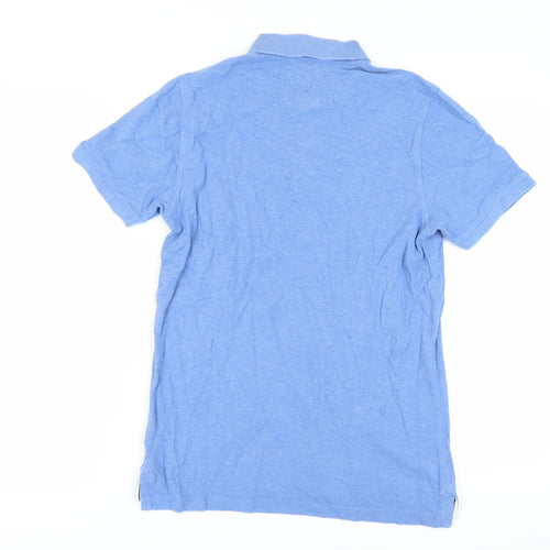 Crew Clothing Men's Blue Polo Shirt M Short Sleeve Casual