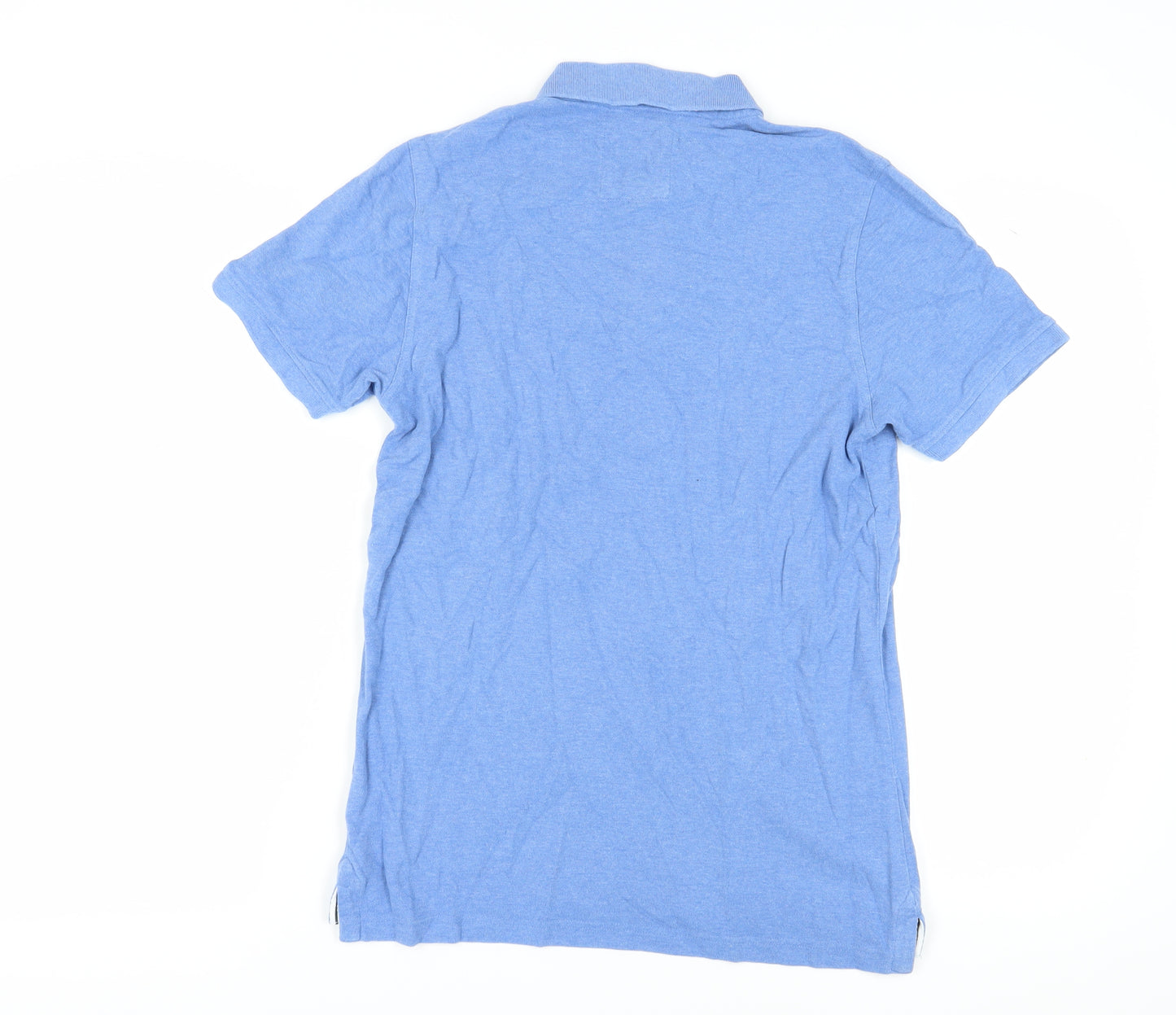 Crew Clothing Men's Blue Polo Shirt M Short Sleeve Casual