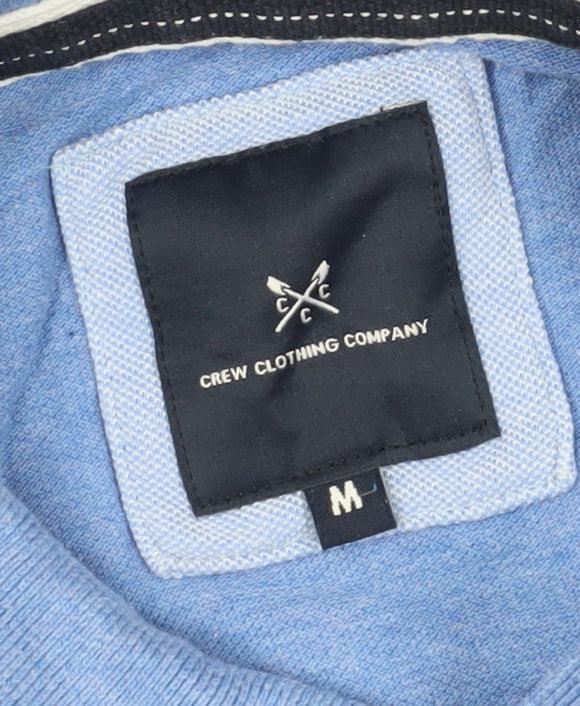 Crew Clothing Men's Blue Polo Shirt M Short Sleeve Casual