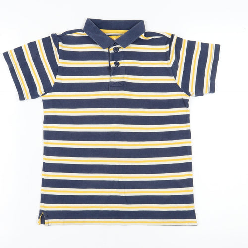 OshKosh Boys Blue Striped Polo Shirt 8 Years - New