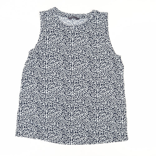 Marks and Spencer Women's Blue Animal Print Tank Top
