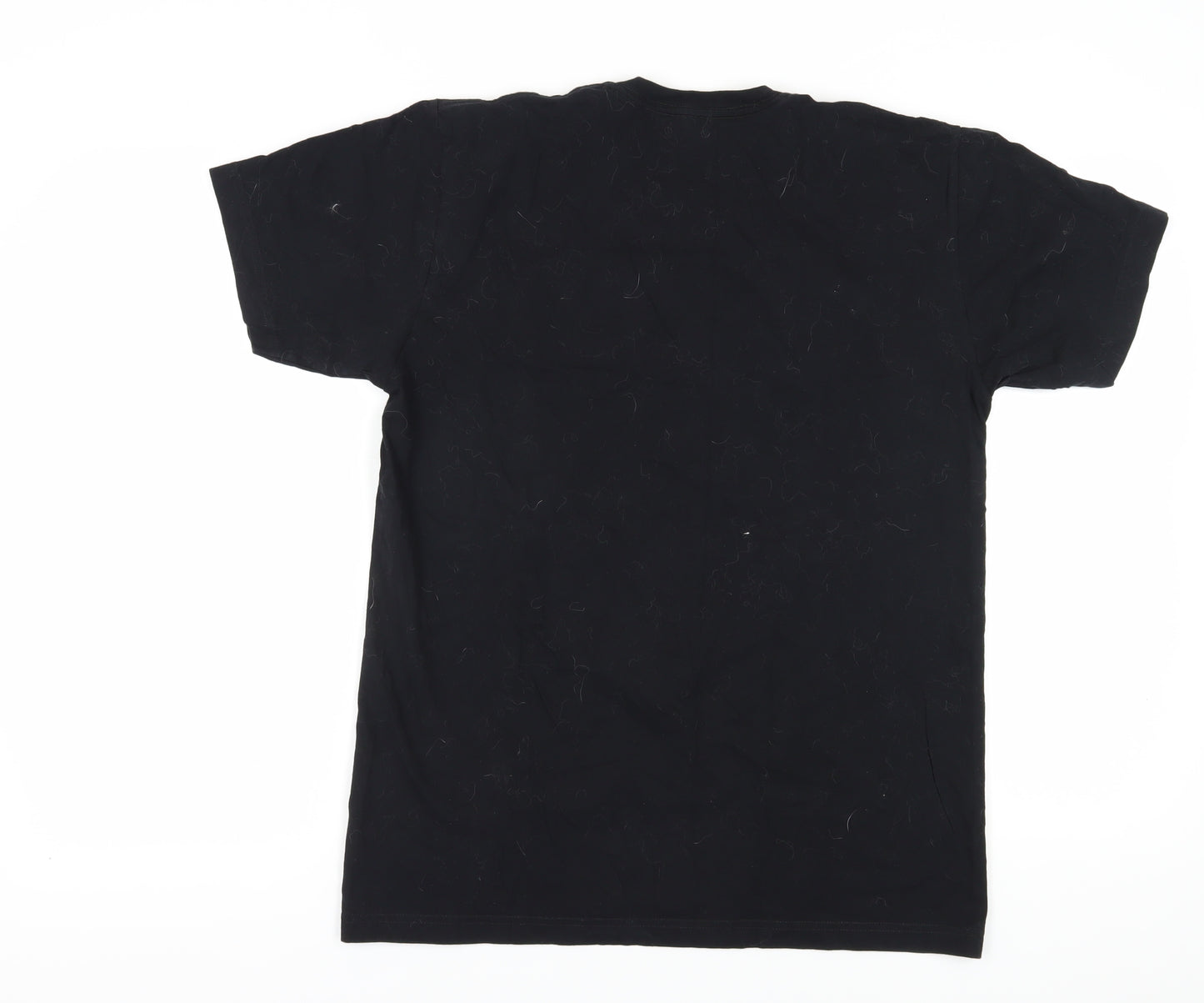American Apparel Unisex Black Retro T-Shirt L