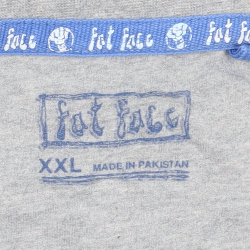 Fat Face Men's Grey 2XL Beach Graphic T-Shirt