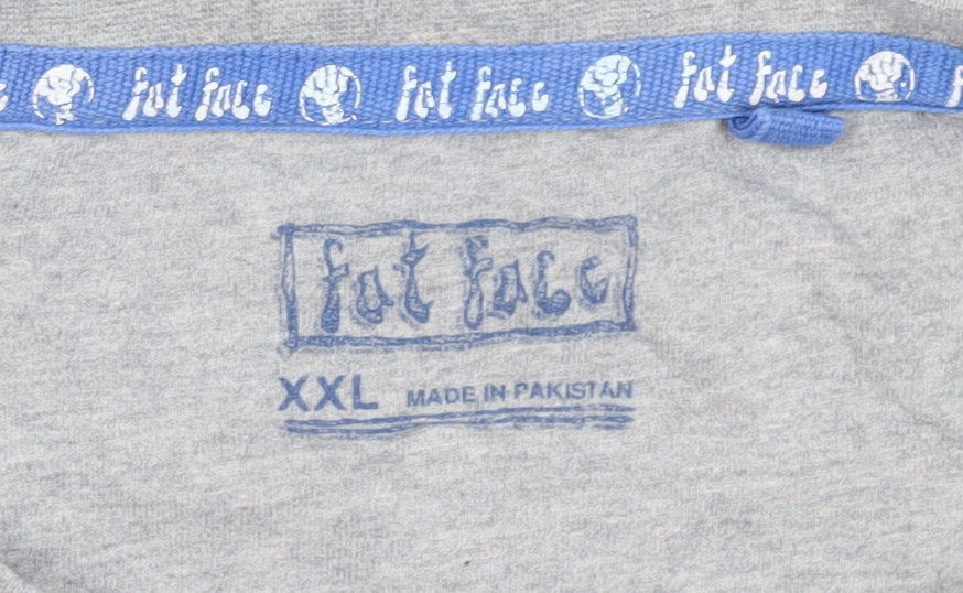 Fat Face Men's Grey 2XL Beach Graphic T-Shirt
