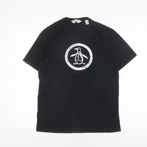 Original Penguin Men's Black Small Graphic T-Shirt