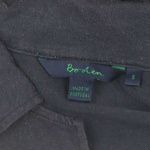 Boden Women's Black Long Sleeve Button-Up Shirt Size S