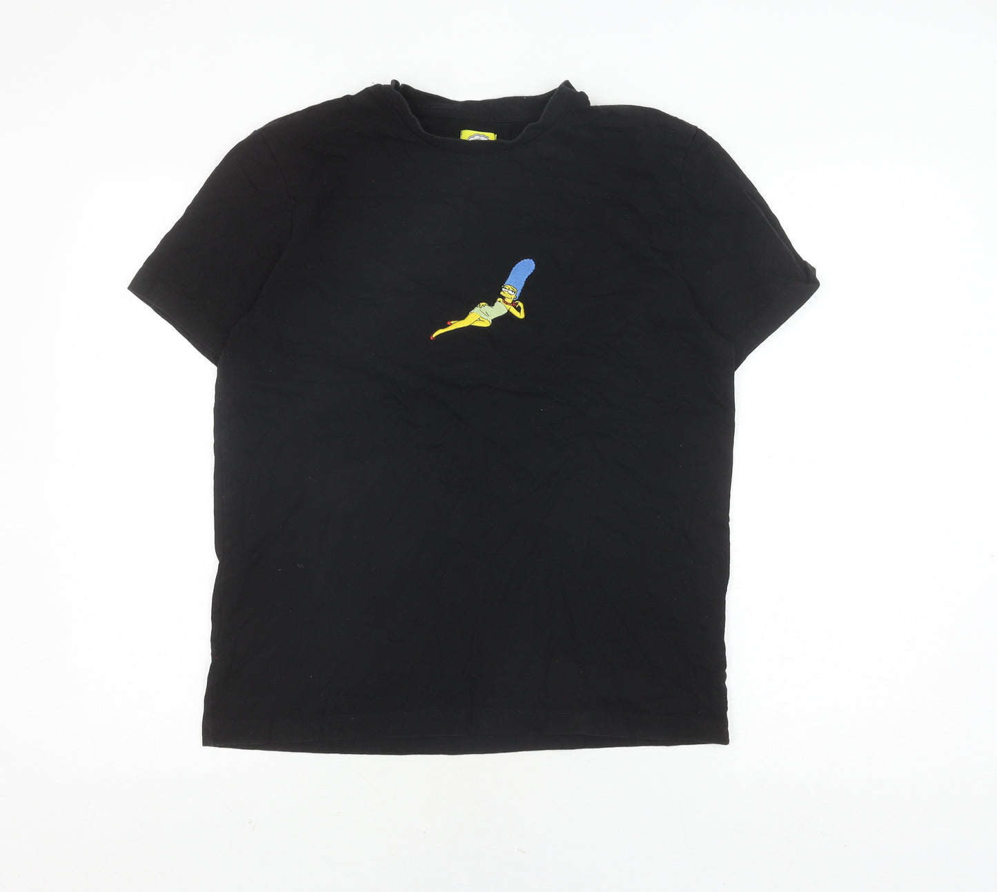 The Simpsons Men's Black Marge T-Shirt, Size M