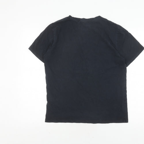 Hugo Boss Men's Black Medium Logo Short Sleeve T-Shirt
