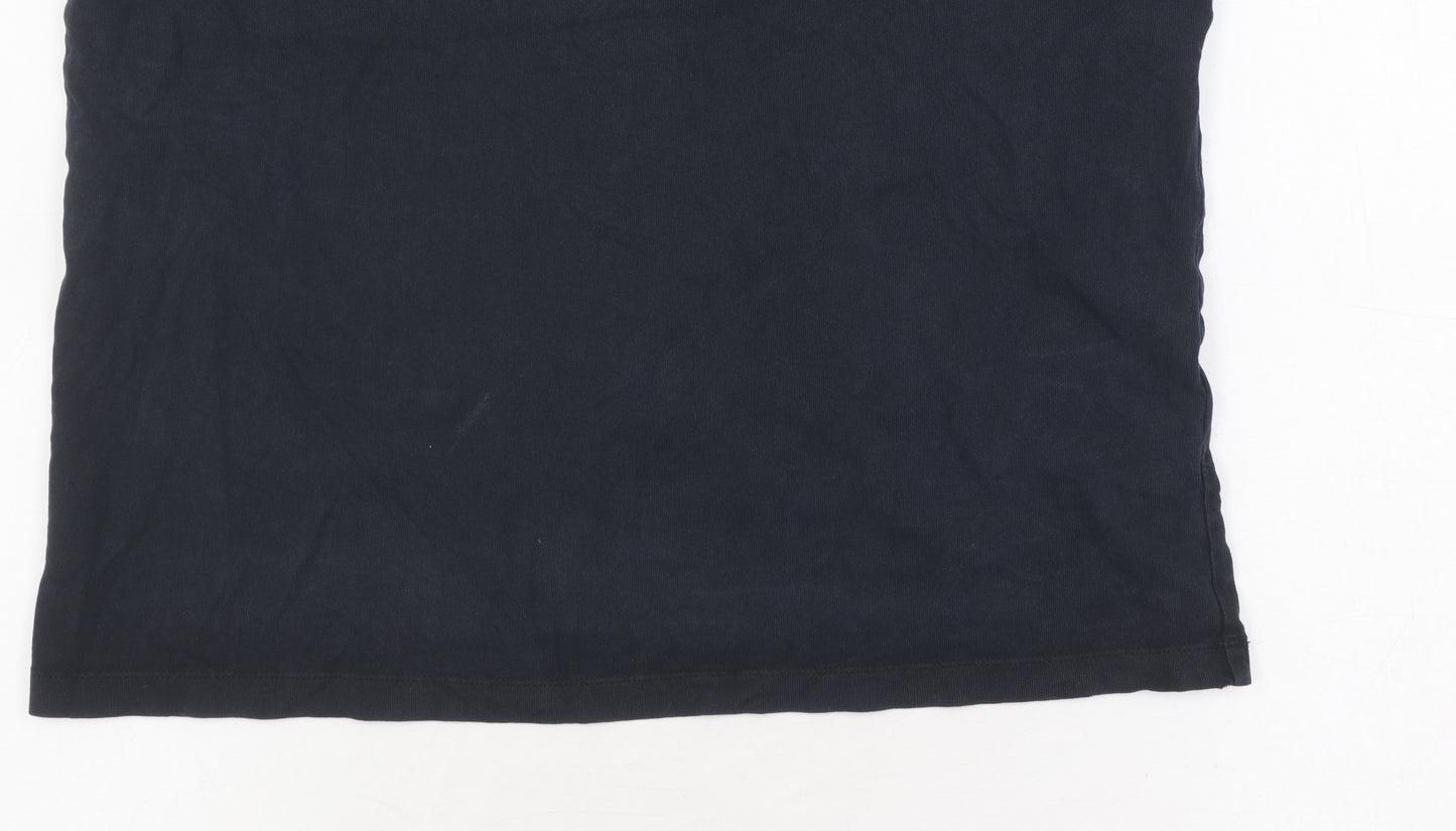 Hugo Boss Men's Black Medium Logo Short Sleeve T-Shirt