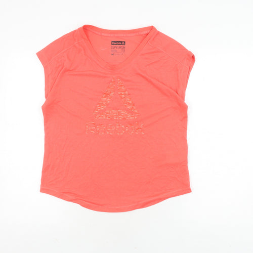 Reebok Women's Pink M Basic Gym T-Shirt