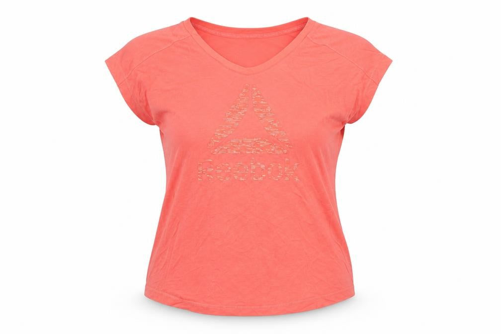 Reebok Women's Pink M Basic Gym T-Shirt