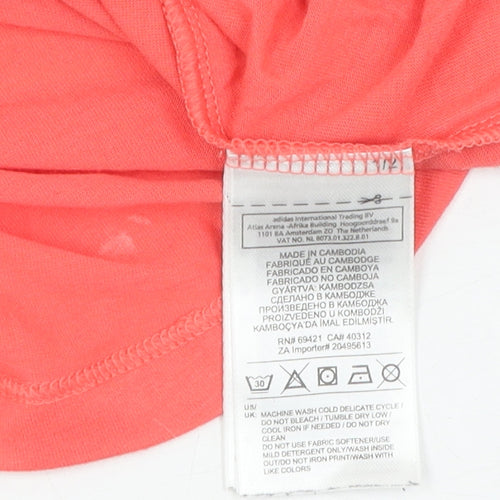 Reebok Women's Pink M Basic Gym T-Shirt