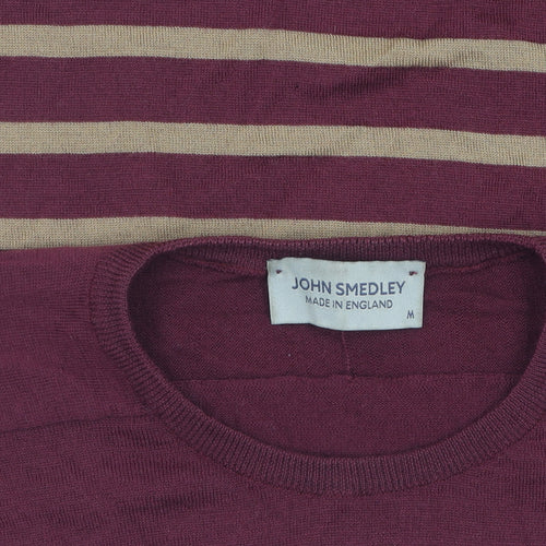 John Smedley Men's Medium Multicoloured Pullover